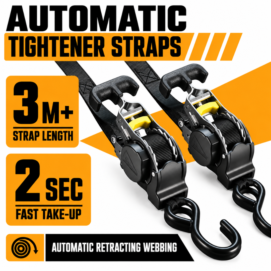 Kanga Self-Retracting Tie-Down Straps