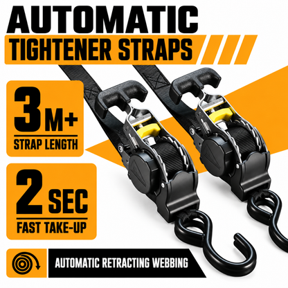 Kanga Self-Retracting Tie-Down Straps