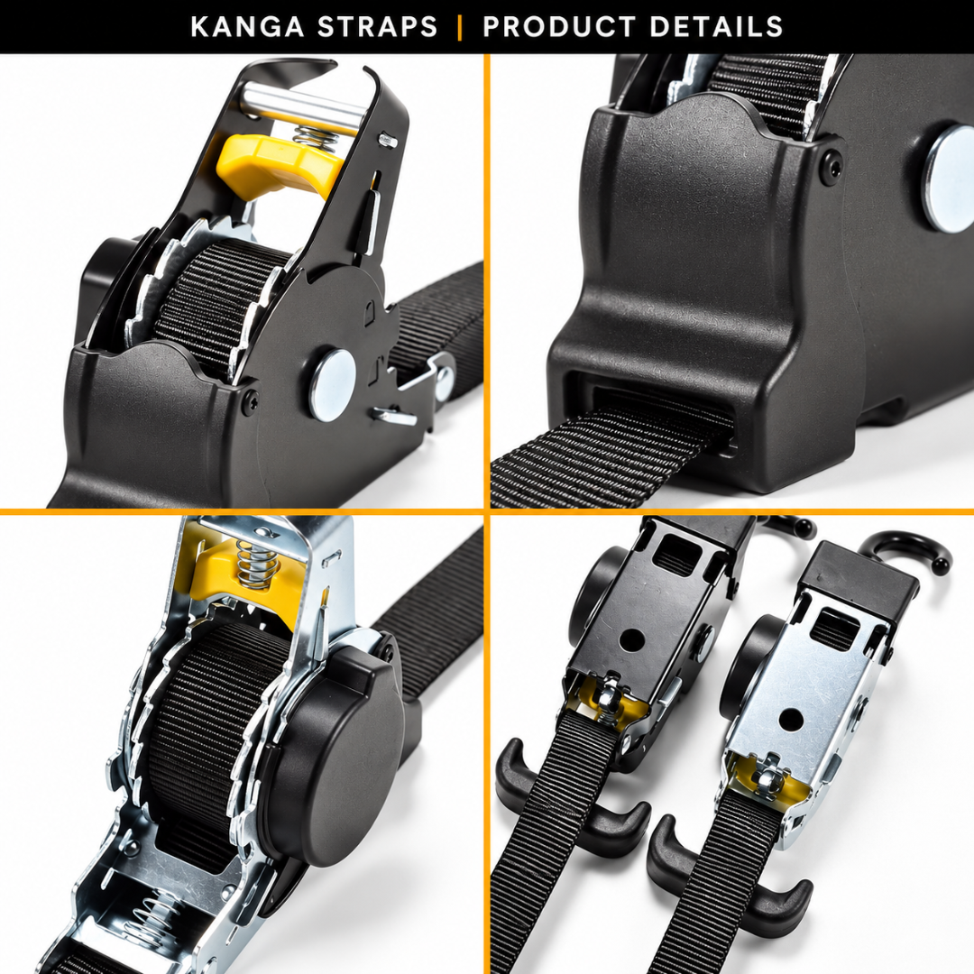 Kanga Self-Retracting Tie-Down Straps